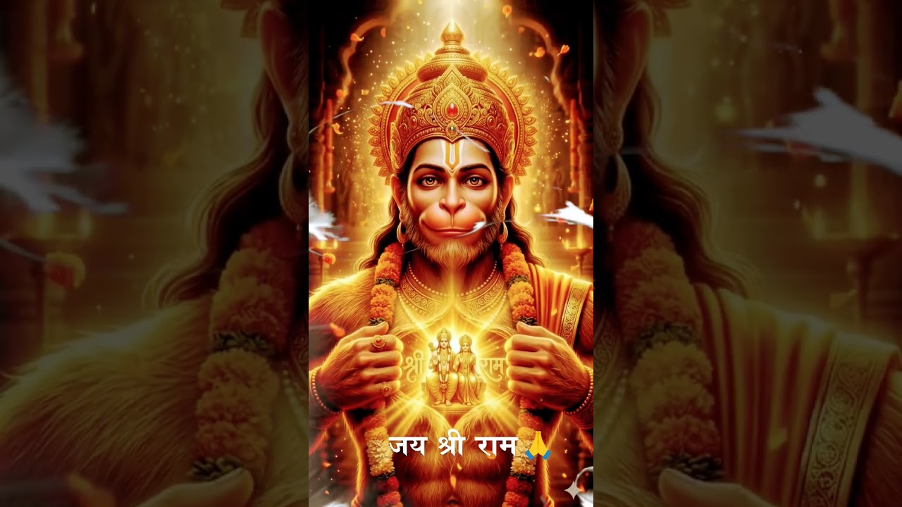 हनुमान जी के हृदय में बसे हैं श्रीराम ❤️🙏 | Jai Shree Ram | Hanuman Ji Status | #shorts #hanuman