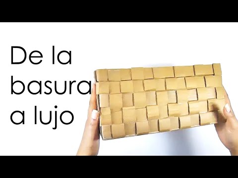 How to make a cardboard basket