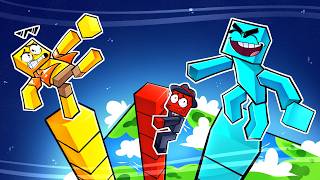 Quem Constrói a Torre Mais Alta no Minecraft!