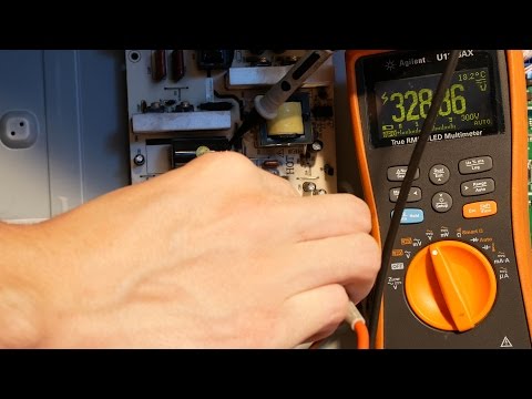 How to discharge a capacitor with a multimeter or discharge tool