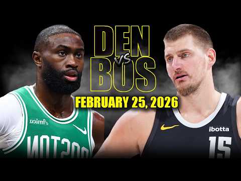 Denver Nuggets vs Boston Celtics Full Game Highlights – February 25, 2026 | NBA Season