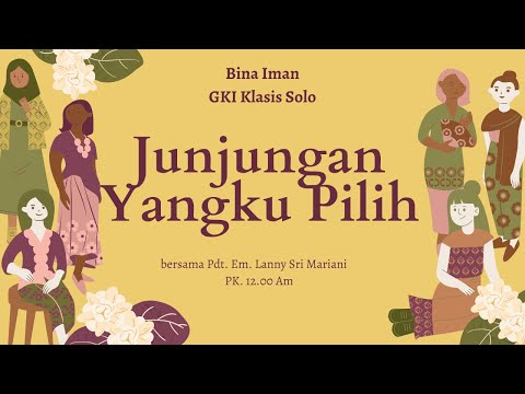 Bina Iman GKI Klasis Solo 6 Juni 2022