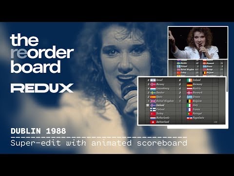 Eurovision 1988: The Forsyth saga | Redux - Song super cut and animated scoreboard