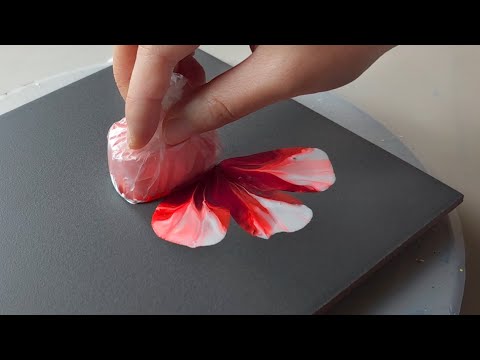 (1015) My BEST red flowers  | with a petal-shaped sponge | Ideas for Beginners | Designer Gemma77