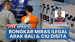 Polsek Bojongsari Depok Berhasil Bongkar Peredaran Miras Ilegal, Sita Arak Bali Serta Ciu