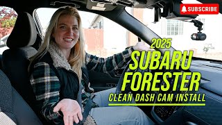 Dash Cam Installation | 2025 Subaru Forester