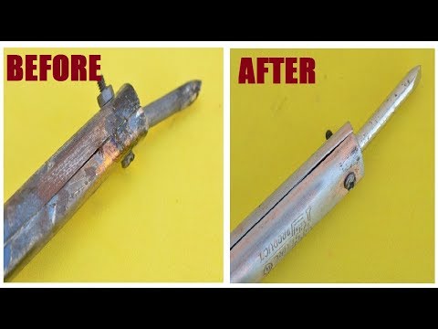 Repair soldering iron / solder not working / how to clean ol...
