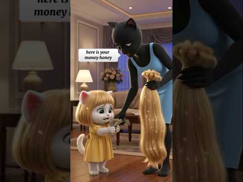 Kitten Sold Her Hair To Save Cat Mother #cat #catvideo #short #poorcat