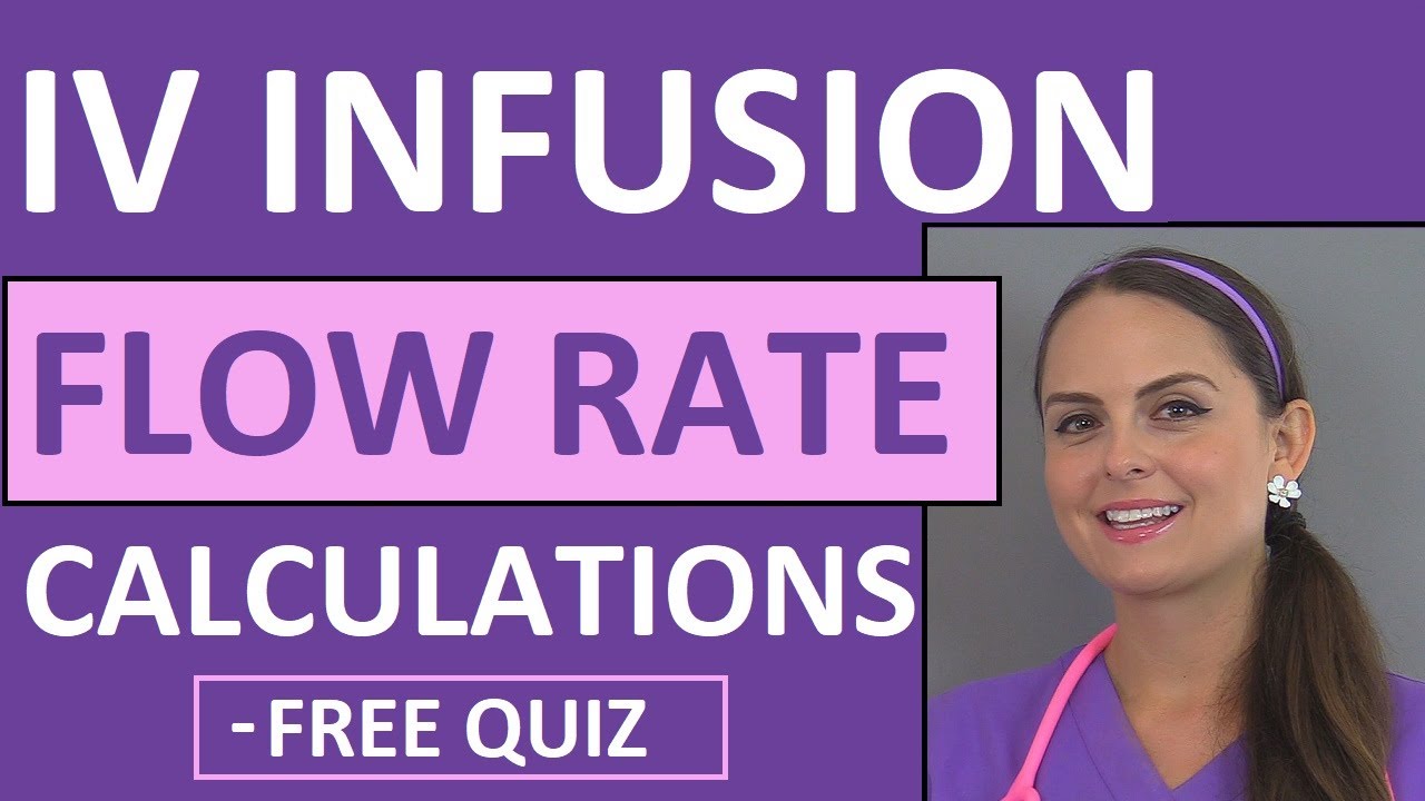 Dosage Calculations for Nursing Students Made Easy on IV Infusion Rate Calculations (Video 5)