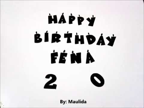 Stopmotion Happy Birthday Fena