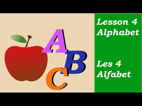 Learn Afrikaans for Beginners | The Alphabet | Die Alfabet |  Lesson 4