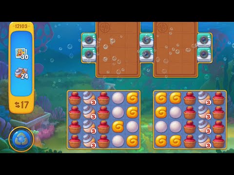 🧘FishDom Level 12103🐟🐠#mobile #relaxing #game#fishdom @FishgamesFishDom24