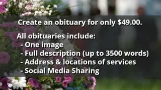 Affordable Online Obituary | RespectfullyNoted.com