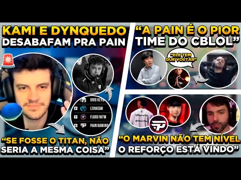 KAMI TILTOU COM PLAY DA PAIN ! DYNQUEDO PEDIU MUDANÇAS na PAIN ! LENDAS SÃO SINCEROS SOBRE O MARVIN
