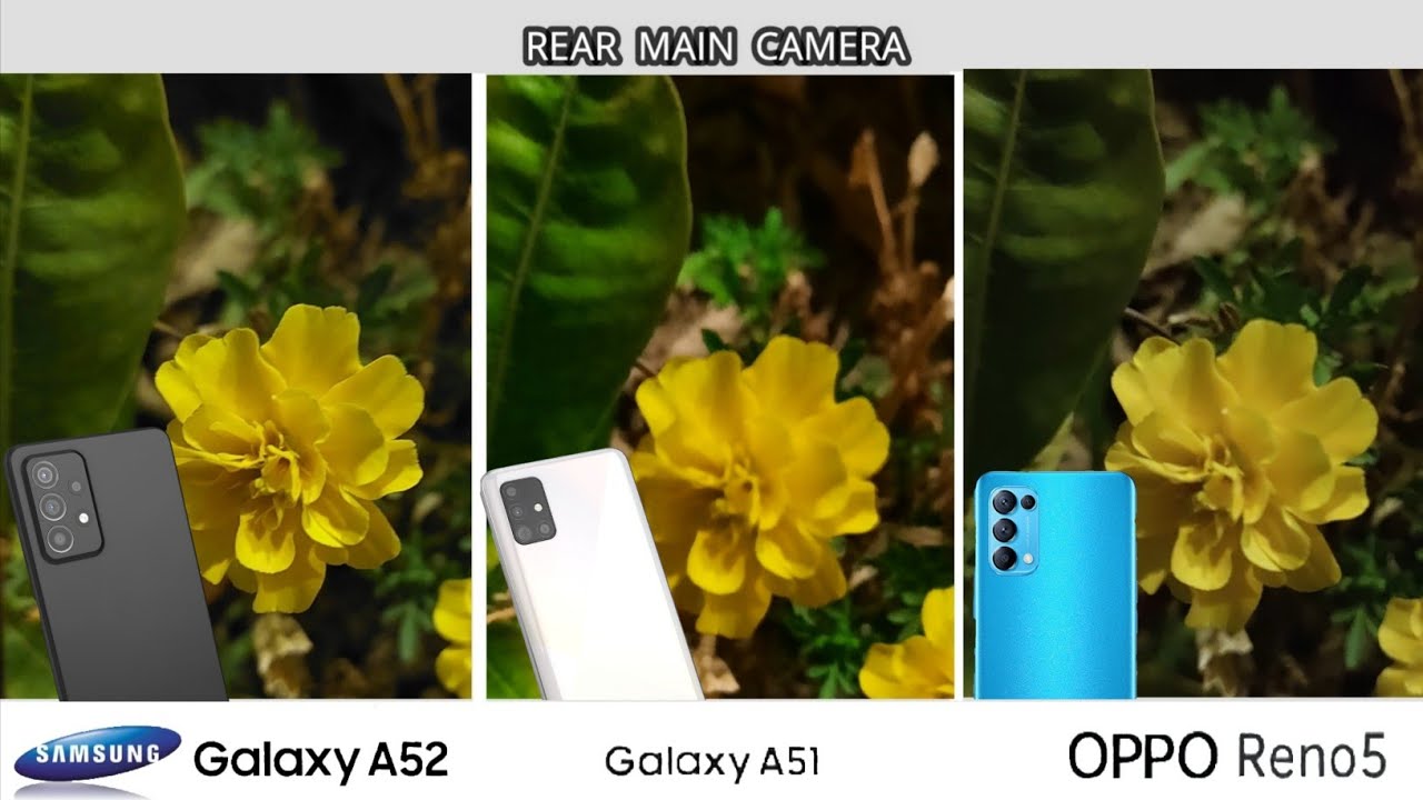 SAMSUNG GALAXY A52 VS A51 VS OPPO RENO 5 CAMERA TEST 💯 | NIGHT TEST #SAMAANOVERVIEW