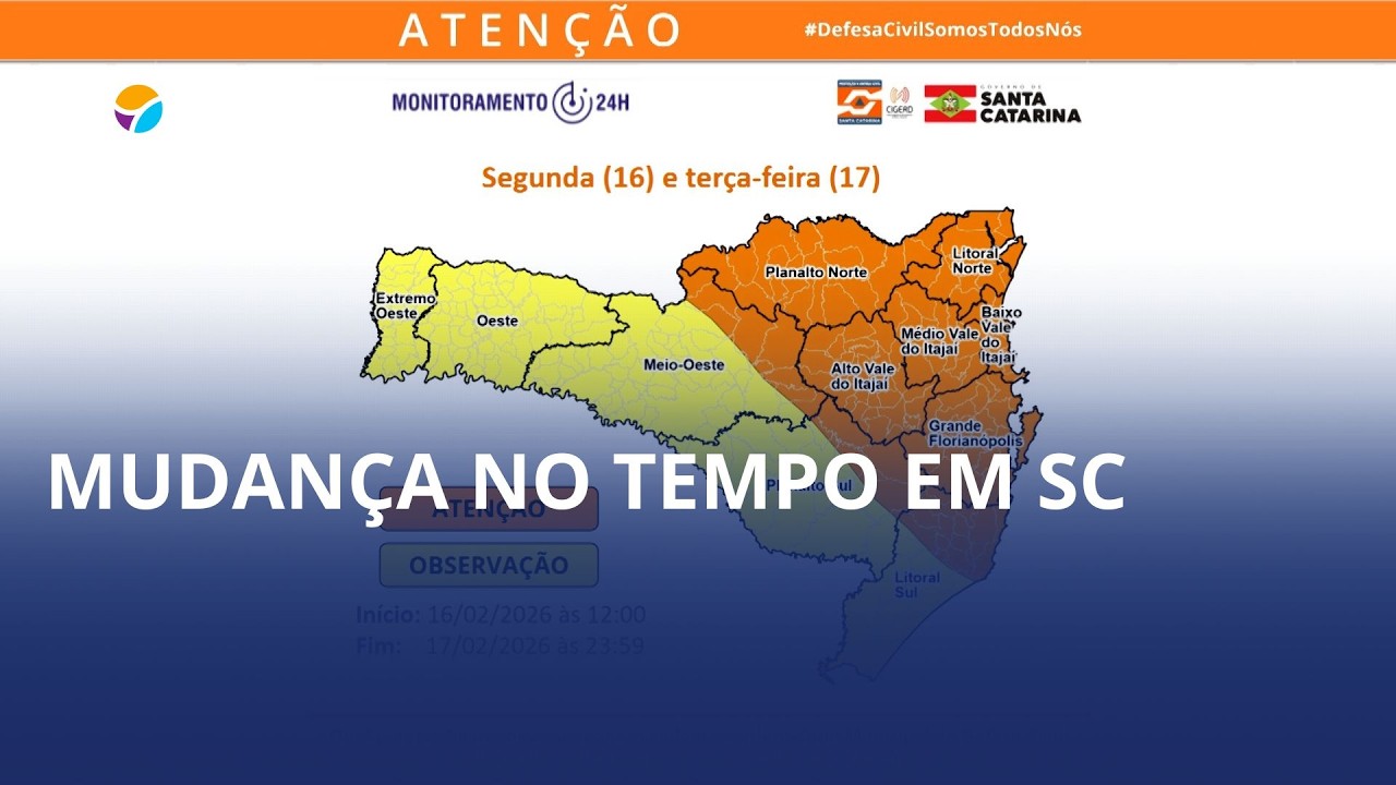Calor ganha força e temperaturas podem chegar perto dos 40°C em SC