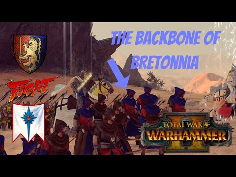 Peasent Bowmen Are The Literal Back bone Of Bretonnia Armies!// Bretonnia vs. High Elves.