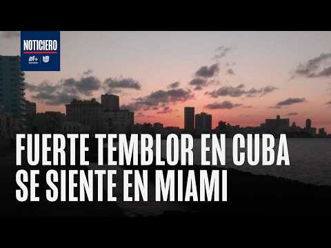 Sismo de magnitud 6.4 sacude el noroeste de Cuba y se siente en Florida