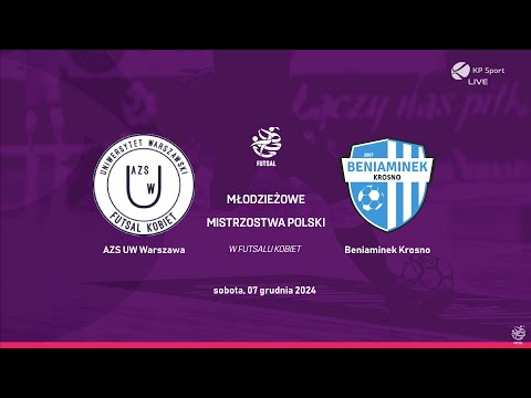 Skrót meczu: AZS UW Warszawa - Beniaminek Krosno | MMP U19 Kobiet 2024