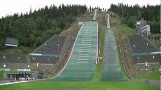 preview picture of video 'Vlog 02 Norwegia: Skocznia narciarska w Lillehammer - HD'
