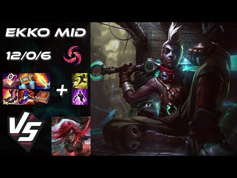 MID Ekko vs Katarina - NA Grandmaster Patch 25.S1.8
