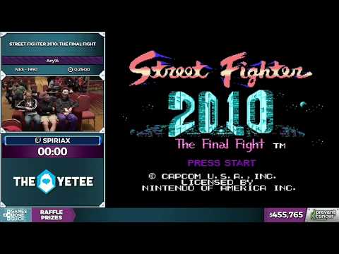 Street Fighter 2010: The Final Fight by spiriax in 19:01 - AGDQ 2017 - Part 73