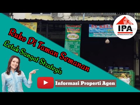 Dijual Ruko di Taman Semanan letak sangat strategis