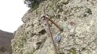 preview picture of video 'Ferrata Sant´Antone, the all way. Buti, Tuscany, Italy.'