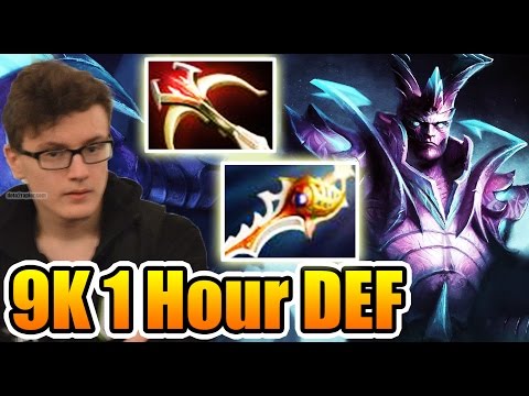 1 HOUR Hard DEFENCE - Miracle- Terrorblade Dota 2 7.02