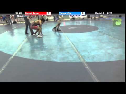 FILA Cadet 54 KG Denzel Tovar vs. Tanner Cox