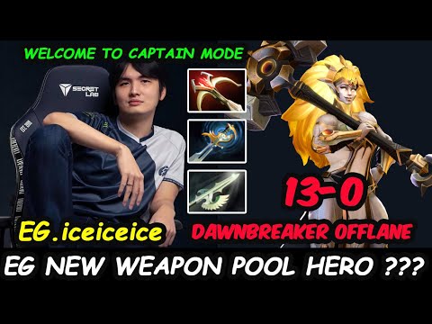 iceiceice Dawnbreaker OFFLANE - Ti 10  Evil Geniuses NEW POOL HERO Perspective FULLGAME Dota 2