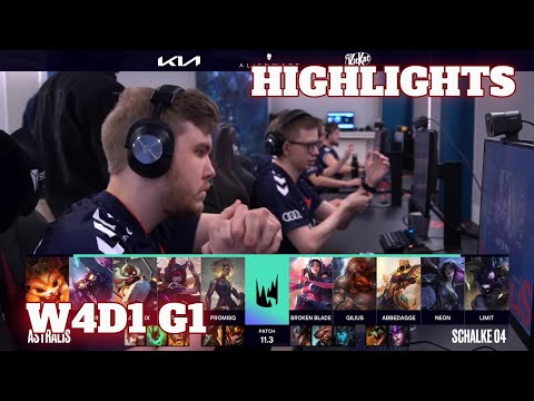 Astralis vs Schalke 04 - Highlights | Week 4 Day 1 S11 LEC Spring 2021 | AST vs S04