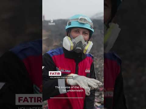 Indonesia battles landfill fire near Jakarta as helicopters join firefighting effort | #AJ shorts