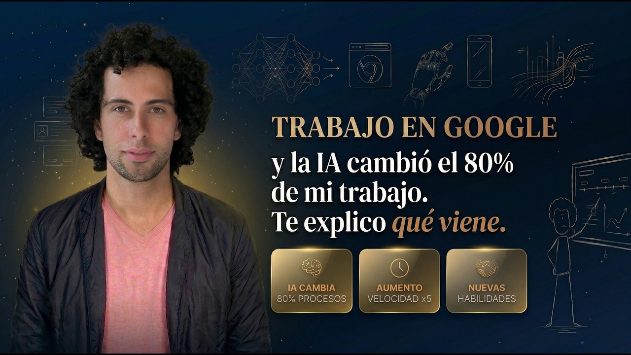 Miniatura del video: Soy Ingeniero en Google: Si no usas IA, vas a perder tu trabajo (y cómo evitarlo)