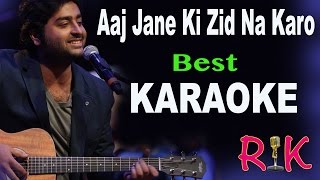 KARAOKE | ARIJIT SINGH | With Lyrics - YouTube