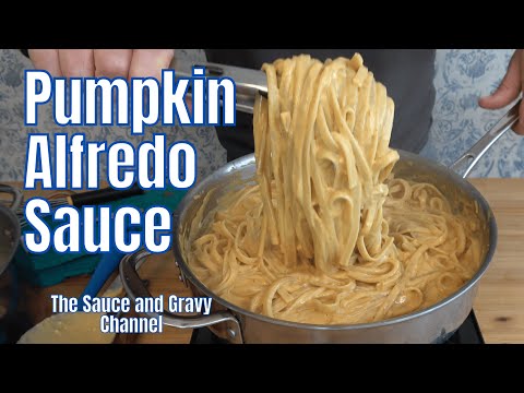 Creamy Pumpkin Alfredo Sauce Recipe | Fettuccini Pumpkin Alfredo | Easy Pumpkin Pasta Sauce