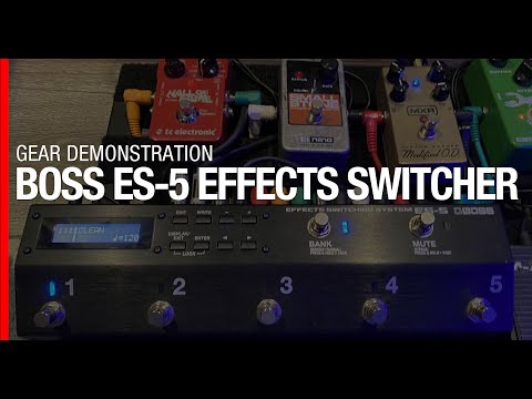 DEMO - Boss ES-5 Effects Switching System - Pedal Looper - How to Set Up ES-5 - Best Loop Switcher