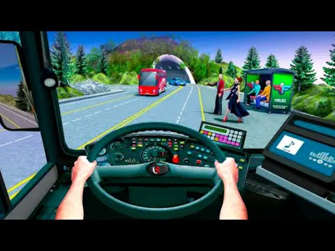 Modern Bus Drive Simuletor#93 Parking 3D Game Prat-1 Android Gameplay