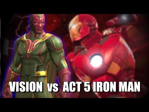MCOC - Act 5, Ch 1 Iron Man (Using Intercept)