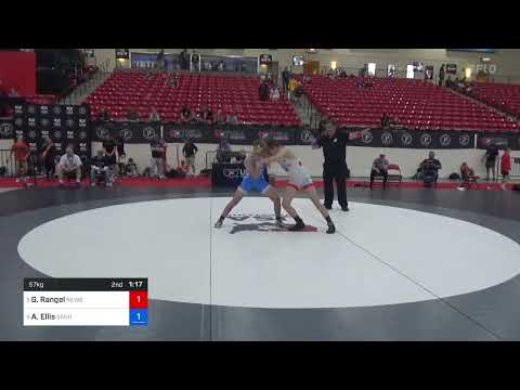 57 Kg Cons Semis - Gavin Rangel, Newberg High School Wrestling Vs Austin Ellis, Sanderson Wrestlin