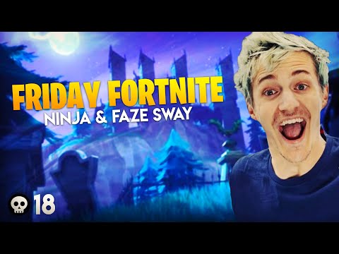 INSANE Friday Fortnite贏了!忍者和法澤搖擺 (INSANE Friday Fortnite Win! Ninja & Faze Sway)