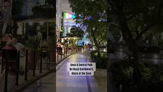 🌿Central Park at sea?! Live plants, top dining & unreal vibes on Allure of the Seas! #CruiseVibes