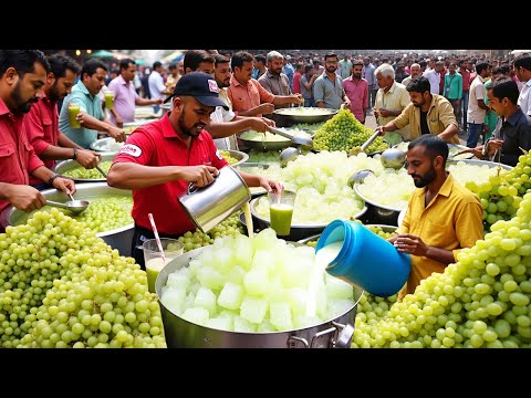 AMAZING STREET DRINK OF PAKISTAN | HOW TO MAKE HEALTHY FRUIT JUICE | MOST REFRESHING SUMMER DRINKS