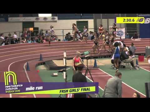 Girls Mile Freshman Section 1 - New Balance Indoor Nationals 2012