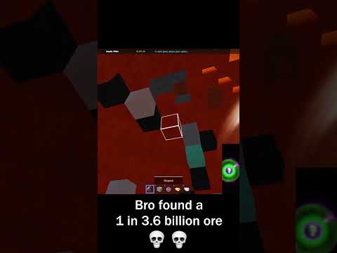 Bro Found a 1 in 3.6 Billion Ore 💀💀 #roblox #RExReincarnated #shorts