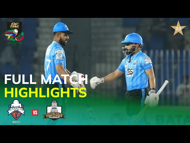 Full Highlights | Karachi vs Sialkot | Semi Final 1 | M 21 | National T20 Cup 2026 | MZA1K