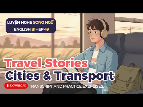 English Listening Practice – Level B1 | Travel, Cities & Transport | EP49