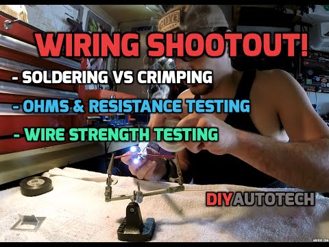 Best Wire Soldering And Crimping For Automotive Repair - Ultimate Shootout (HD)