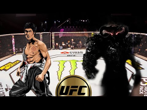 UFC4 | Bruce Lee VS Black Demon (EA Sports UFC 4) wwe mma