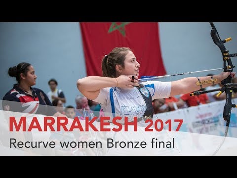 Jas Sagoo v Claudia Mandia [no sound] – recurve women’s bronze final | Marrakesh 2017